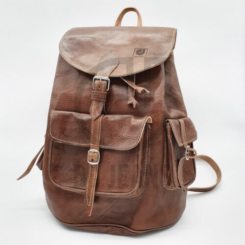 sac cuir marron face dcjeans