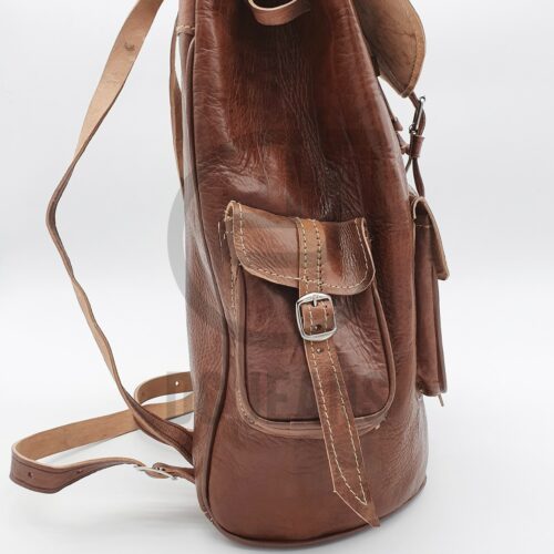 brown leather bag dcjeans pocket