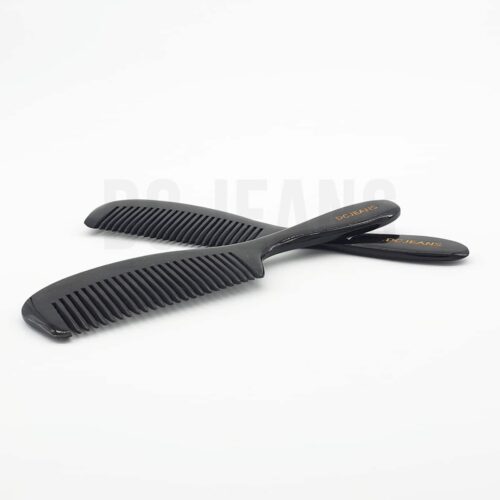 Flat duo buffalo horn comb