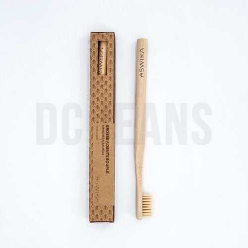 BROSSE A DENTS BAMBOU FIBRES NYLON 2