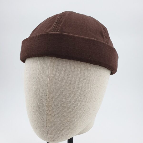 docker hat dcjeans ripstop brown face mikihat