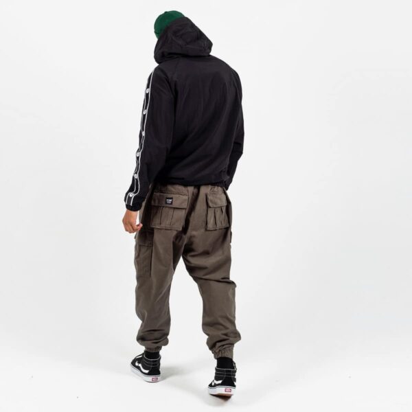 Anorak stripe noir complet dcjeans