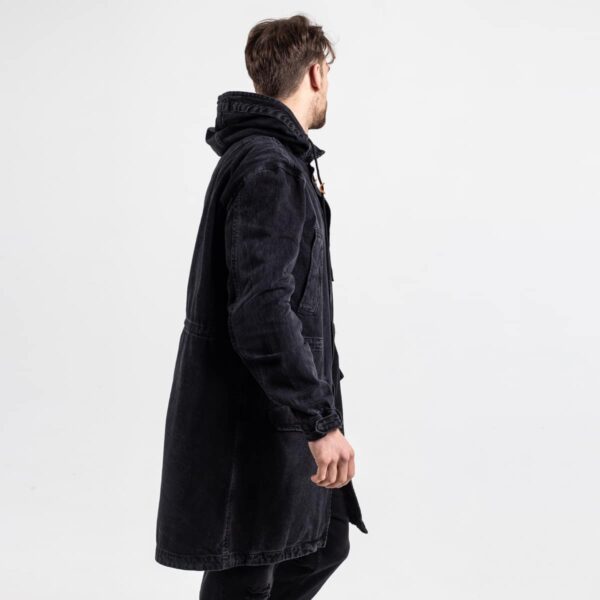 Parka jeans black profil dcjeans