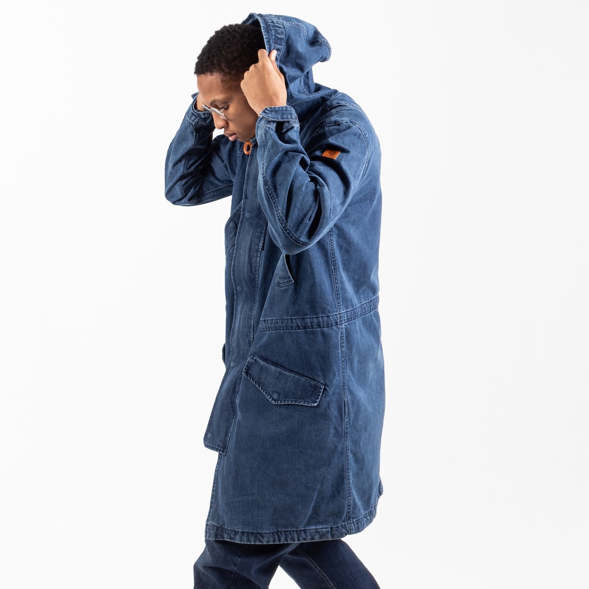 Parka 3/4 Jeans Blue - DCjeans saroual and clothing