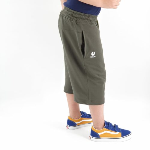 Short jogging enfant kaki dcjeans 2