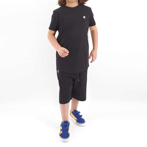 Short jogging enfant noir dcjeans 5