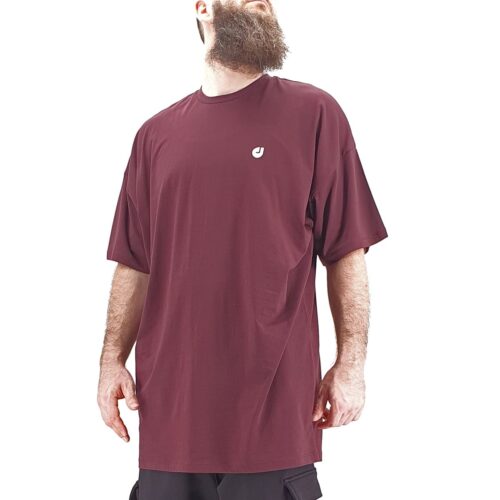 WIDE dcjeans plum tshirt