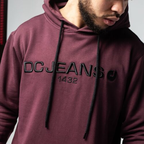 hoodie ap broderie prune 4 dcjeans