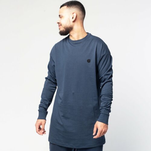 tshirt manche longue straight bleu 1 dcjeans