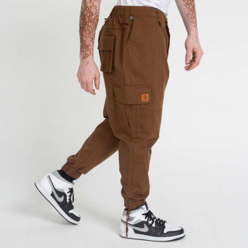 Basic Brown Ripstop Cargo Pants DCjeans saroual and clothing