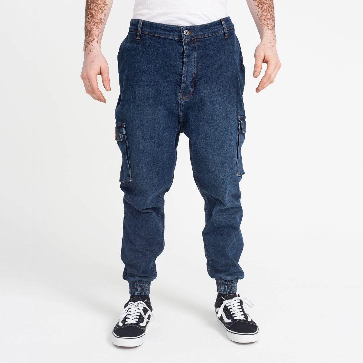 Jeans Cargo Pants Blue - DCjeans saroual and clothing