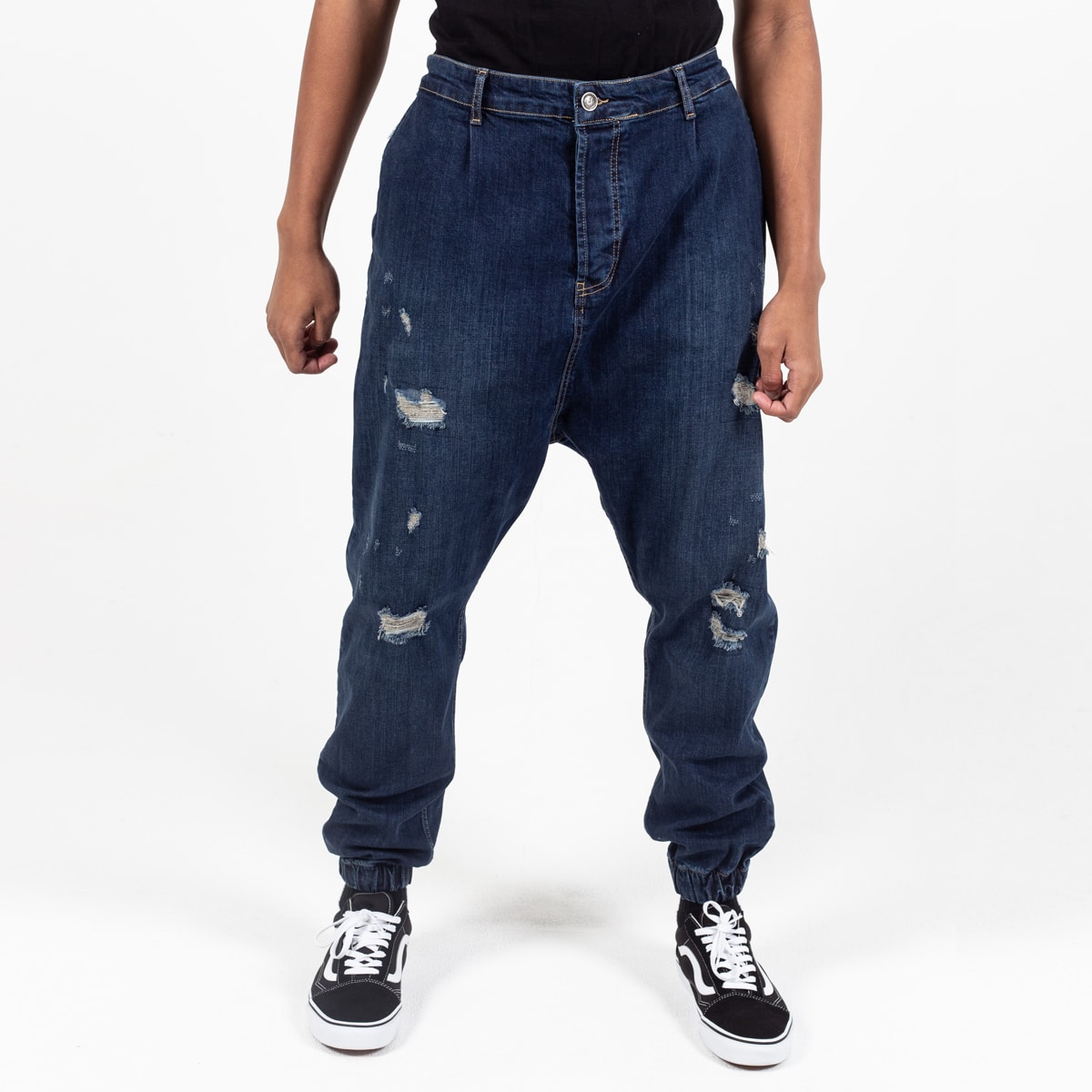 Pantalon destroy hotsell