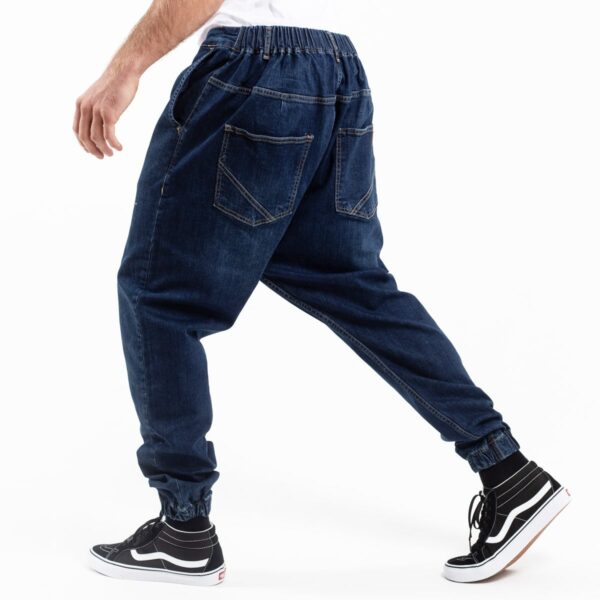 sarouel jeans painted blue profil dcjeans