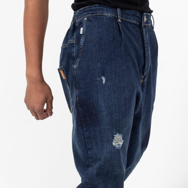 sarouel jeans patch wash blue dcjeans