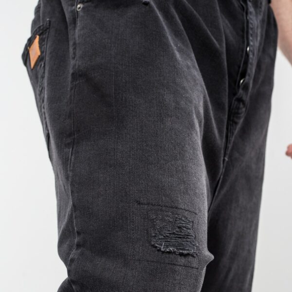 sarouel jeans patch wash noir patch dcjeans