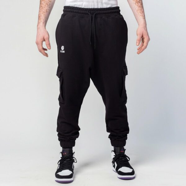 Pantalon Jogging Noir Poche Cargo