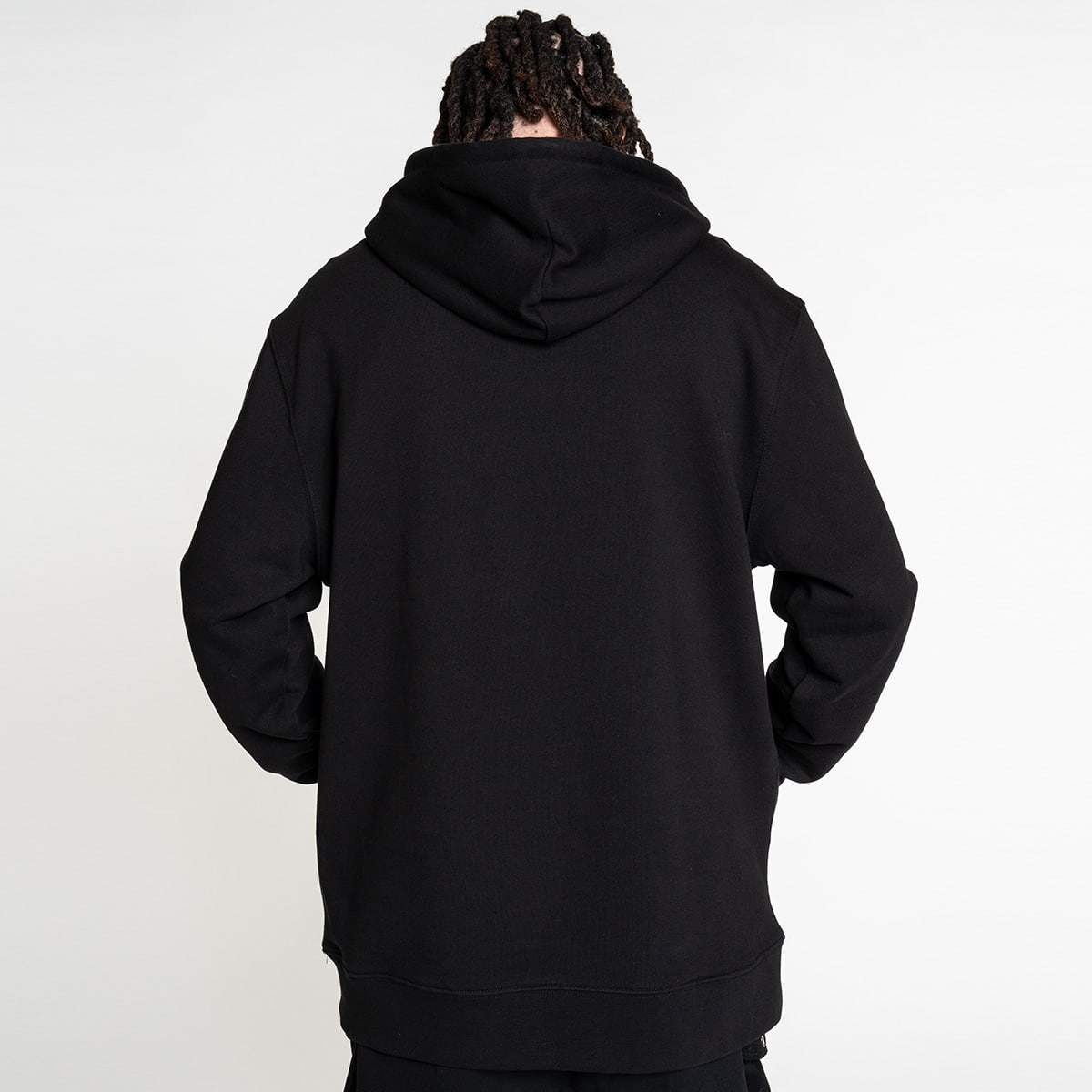 hoodie noir oversize