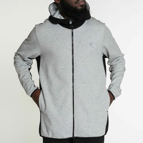 sweatshirt-capuche-zipper-jogging-gs12-bicolors-gris-noir-dcjeans-5