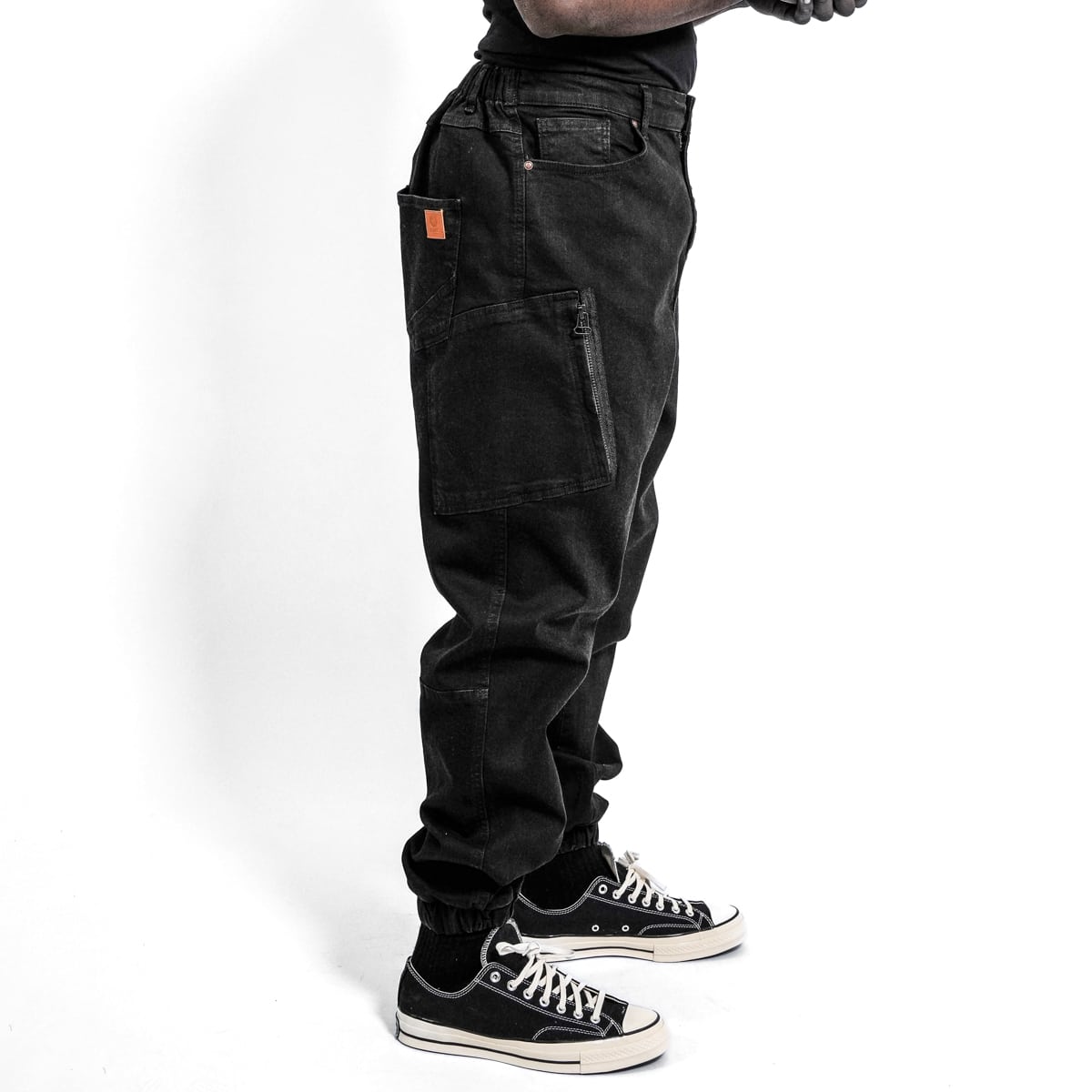Sarouel Jeans pant JP14 Noir DCjeans saroual and clothing
