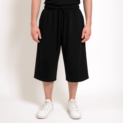 Sarouel Jogging short Cosy Noir